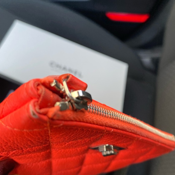 (Authenticated)Chanel Quilted Makeup Bag - Picture 3 of 8